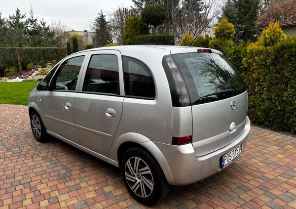 Opel Meriva cena 6999 przebieg: 243000, rok produkcji 2007 z Luboń małe 121